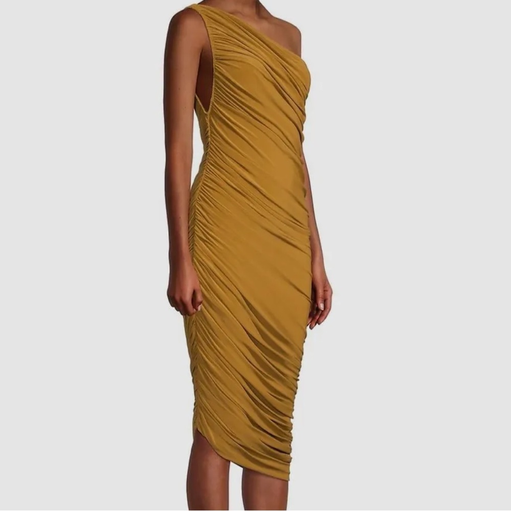 Norma Kamali Diana Gown NWT Mocha size M